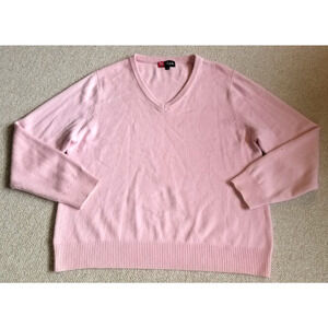 Womens Sweater-SHEPHE-light pink 100% cashmere pullover Classic-56 (XXL)